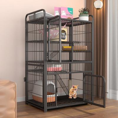 China Stocked Amazon product folding cat cage cat big cage villa cat cage for sale