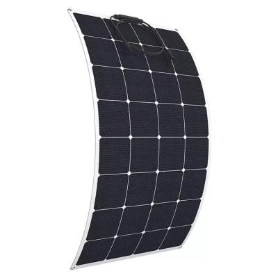 China Home Commercial Flexible Solar System OEM ETFE PV Solarpanel 12v 24v Sunpower 100w 200w 250w 300w rv Solar Panel Kit for sale