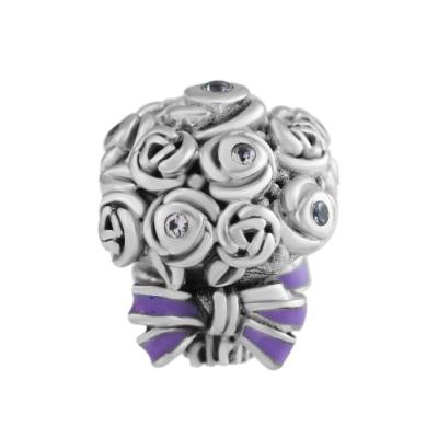 China CLASSIC Celebration Bouquet Charm 925 Sterling Silver Beads for Fits Pandora Bracelet Jewelry Making DIY Women's Kralen Berloques for sale