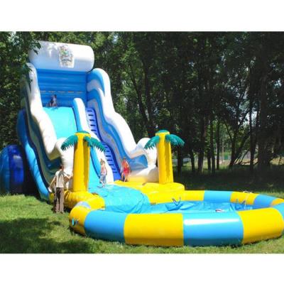 China Water park entertainment thicken plato PVC material water park equipment, customized by foreign bouncer water slides, inflatable swimming pool for sale