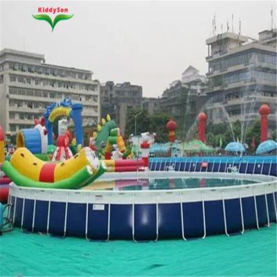 China Inflatable Water Pool Metal Sight Deep Pool For Family And Foe Some Park for sale