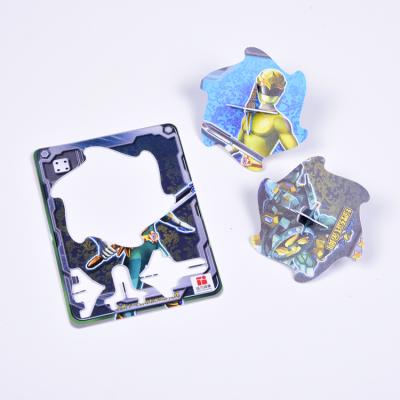 China Promotion DIY 3d Plastic Puzzle Game Tazo For Kids for sale