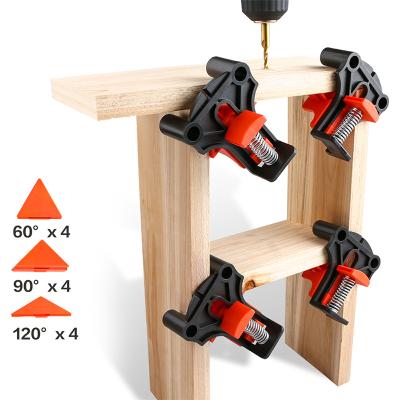 China 60/90/120 Degree 4PCS Right Angle Clamp Woodworking Clamp Clip Multifunctional Plastic Corner Fixer DIY Tools for sale