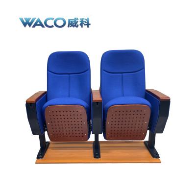 China 2022 Contemporary Wholesale Blue Auditorium Chair Factory Cheap Auditorium Chair Foldable Church Chair for sale