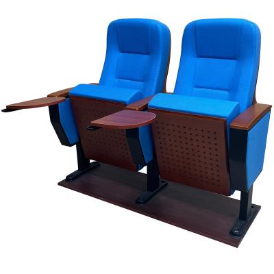 China 2022 Chinese Used In Theater Cinema Lecture Hall VIP Folding Slow Return Auditorium Chairs Seats With Writing Table for sale