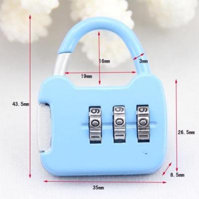 Cina Il piccoli lucchetto/bagagli di combinazione chiude Mini PadLock a chiave in vendita