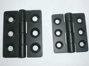 China Heavy machinery six hole equipment door hinge CL233 black zinc cabinet door hinge for sale