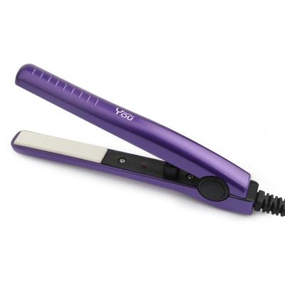 China Hot Air Styling 15w Mini LED Indicator Flat Hair Straightener Hair Styler Hair Straightener Mini Flat Iron for sale