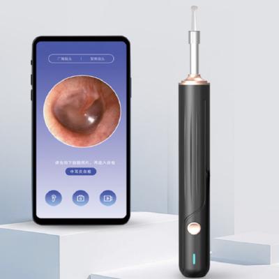 China 2h Electric Ear Wax Removal Tool With Video Camera Otoscope Wi-Fi Smart Ear Camera Connect Portable Clean Ear for sale