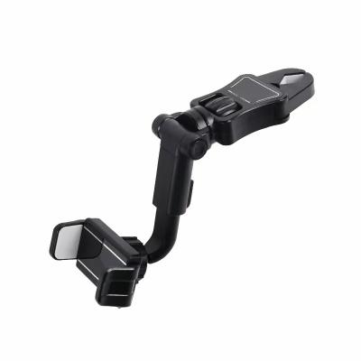 China OEM ODM 360 Rotates Desktop Rear View Universal Multifunctional Mirror Mount Mobile Car Phone Holder for sale