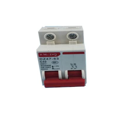 China Farms 400V 2P DC mcb mini circuit breaker electrical switches for egg incubator for sale