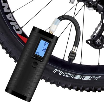 China Portable Wireless 2000 Mah Battery 120PSI E Air Motorcycle Durable Scooter Electric Bike Pump With Touch LED Displayer for sale