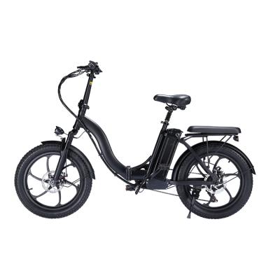 China Aluminum Alloy EU Warehouse China 20 Inch Folding 350W 48V 7.5Ah Fast Moped Two Seats 7 Speed ​​e Bike Electric Bike eBike For Adults for sale