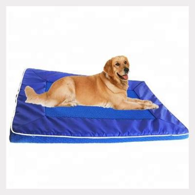 China Detachable Washable Durable Non-Toxic Pet Bed Accessories Breathable Dog Cooling Mat Dog Bed Cooling Dog Bed for sale