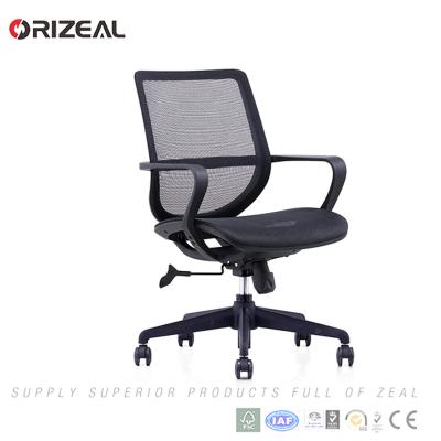 China Orizeal Wholesale Price Ergonomic Office Chair Lift Chair Low Back Ergonomic Fabric Office Chair With Net Back (OZ-OCM031B) for sale