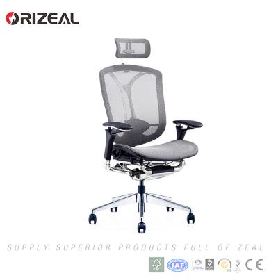 China New Design Solid Aluminum Base Orizeal Lift Chair Aluminum Office Chair With Armrest (OZ-OCM036A) for sale