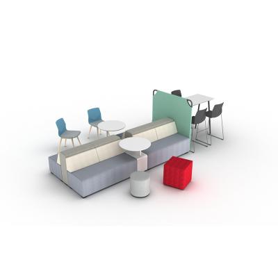 China ORIZEAL Modular Office Space Private Conference Sofa for sale