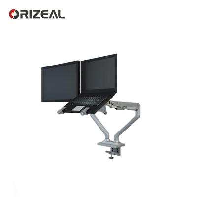 China Full Aluminum Motion Dual Arm & Desktop LCD Monitor Laptop Monitor Stand; ‰ ¤ 30