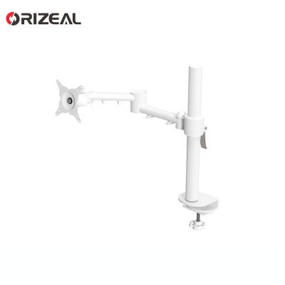 China Aluminum Casting Adjustable One Arm Lcd Bracket Computer Monitor Stands For Desk for sale