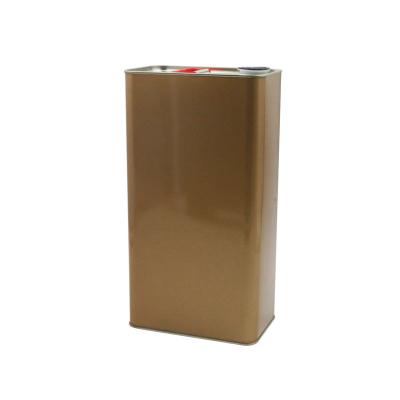 China Household Products Tin Box Brake Fluid Tin Can Rectangular Oil Box Motor Oil Metal for sale