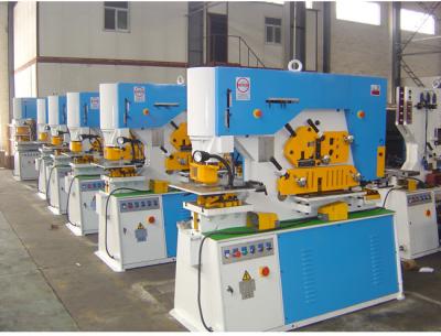 China Multi-function Hydraulic Iron Worker, Combination of Punching and Shearing Machine for sale