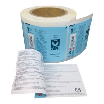 China Multi Layer Waterproof Multi Layer Adhesive Label Sticker Double Layer Label for sale