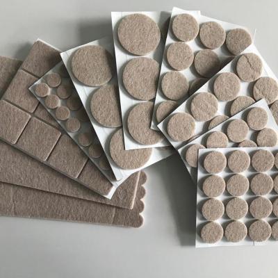 China Protect floor and furniture matched self stick felt pads for sale