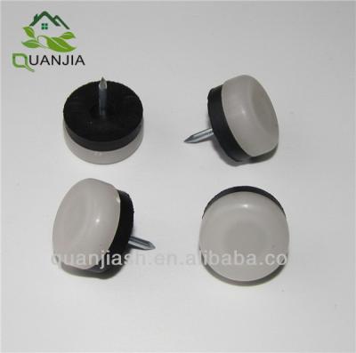 China Ideal for carpet surface furniture leg tip plastic low glides for sale