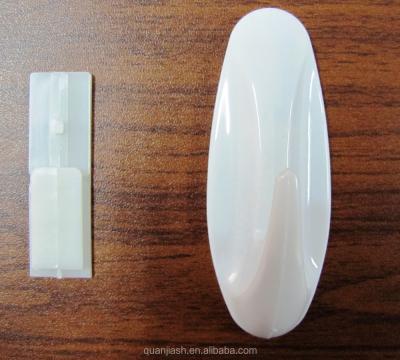 China Viable Oval Plastic Removable Hook for sale