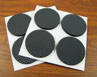 China Protect Floor And Furniture Black Color Eva Furniture Rubber Pads (Round Shape) for sale