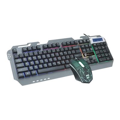 China Wholesale Custom R8 USB Illuminated Keyboard and Mouse Combo Wired LED Illuminated Gaming Keyboard and Mouse Combo for sale