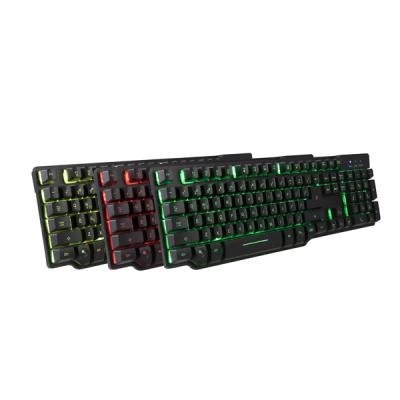 China Plug and play new R8 computer mechanical keyboard with backlit LED for sale