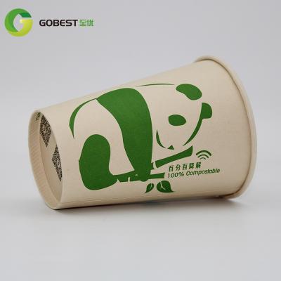 China Eco ryder biodegradable paper coffee cup biodegradable hospitality with lids for sale