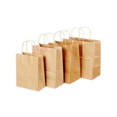 China Recyclable Custom Recycled Recyclable Brown Rope Handle Square Bottom Kraft Bag for sale