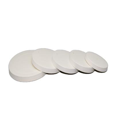 China Non Spill Luxury Round Paper Box With Lid White for sale