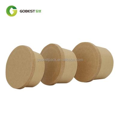 China Food Grade Recyclable Material Backs Customization Soup Cup Paper Lid Packaging Soup Bowl Small Disposable Paper Bowl With Paper Lid for sale