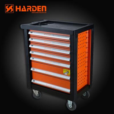 China Professional Major Household Tool Kit Heavy Duty Tool Cold Roll Steel Sheets 7 Drawer Workshop Roller Cabinet for sale