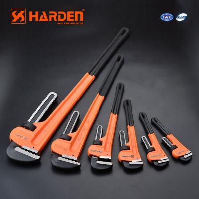 China Durable professional cast iron adjustable heavy duty pipe wrench for sale