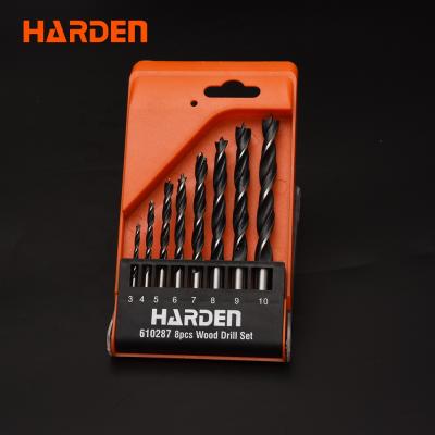 China Wood Drilling Carbon Steel 8Pcs Brad Point Wood Drill Bit Set For Electric Drill Hammer Use for sale