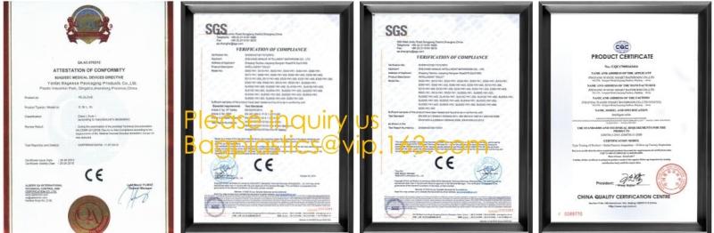 ATTESTATION OF CONFORMITY - YANTAI BAGEASE ECO-FRIENDLY PACKAGING PRODUCTS CO.,LTD.