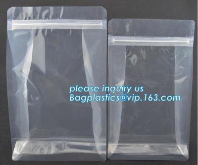 China Flexible food Packaging 8 sides sealed flat bottom gusset bag, Professional Production Plastic Medication K Zip for sale