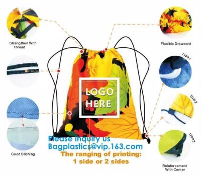 China Custom Gift Promotional 210D 420D Polyester 190T Nylon Small Drawstring Bag,Promotional Heavy Duty 190T Nylon Polyester for sale