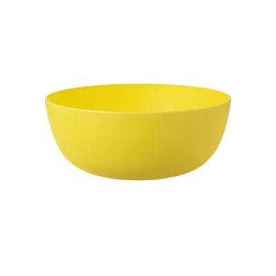 China Sustainable Wholesale Price Home Restaurant Hotel Biodegradable Extra Large Flat Bottom Round Salad Bowl for sale