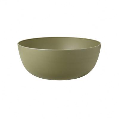 China Sustainable Wholesale Price Home Restaurant Hotel Biodegradable Extra Large Flat Bottom Round Salad Bowl for sale