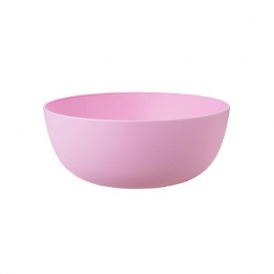 China Sustainable Home Hotel Restaurant Excellent Price Biodegradable Tableware Extra Large Flat Bottom Round Salad Bowl for sale