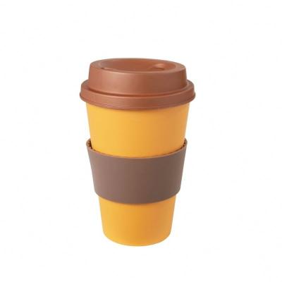 China 2022 Sustainable Popular Material Passionate Travel Thermo Coffee Mug PLA Coffee Cups With Lid for sale