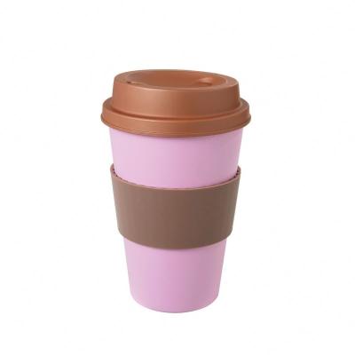 China Viable Hot Sale Insulated Coffee Mugs PLA Material Plastic Coffee Cup With Lid for sale