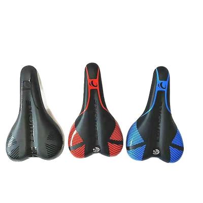 China Customized Comfortable Air Bike Single WaterproofBicycle Saddle Cushion PU Mountain Bike Seat For Outdoor Cycling for sale