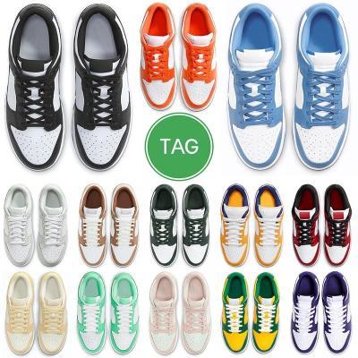 China Designer Casual Shoes Low Panda University Blue Orange Men's Sports Women's Running Shoes Trainer Active Black White Sports Men's Sneakers for sale