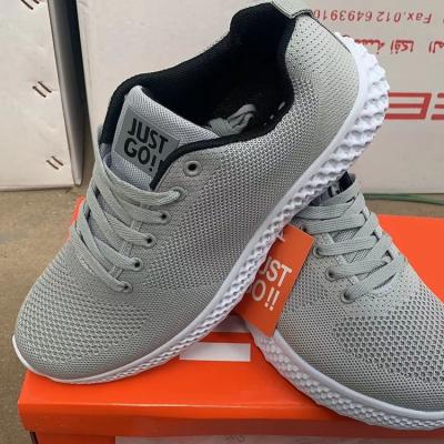 China EVA Hebei factory price cheap sports shoes walking style shoes sneakers running shoes wholesale for men and women with size 36-48 for sale